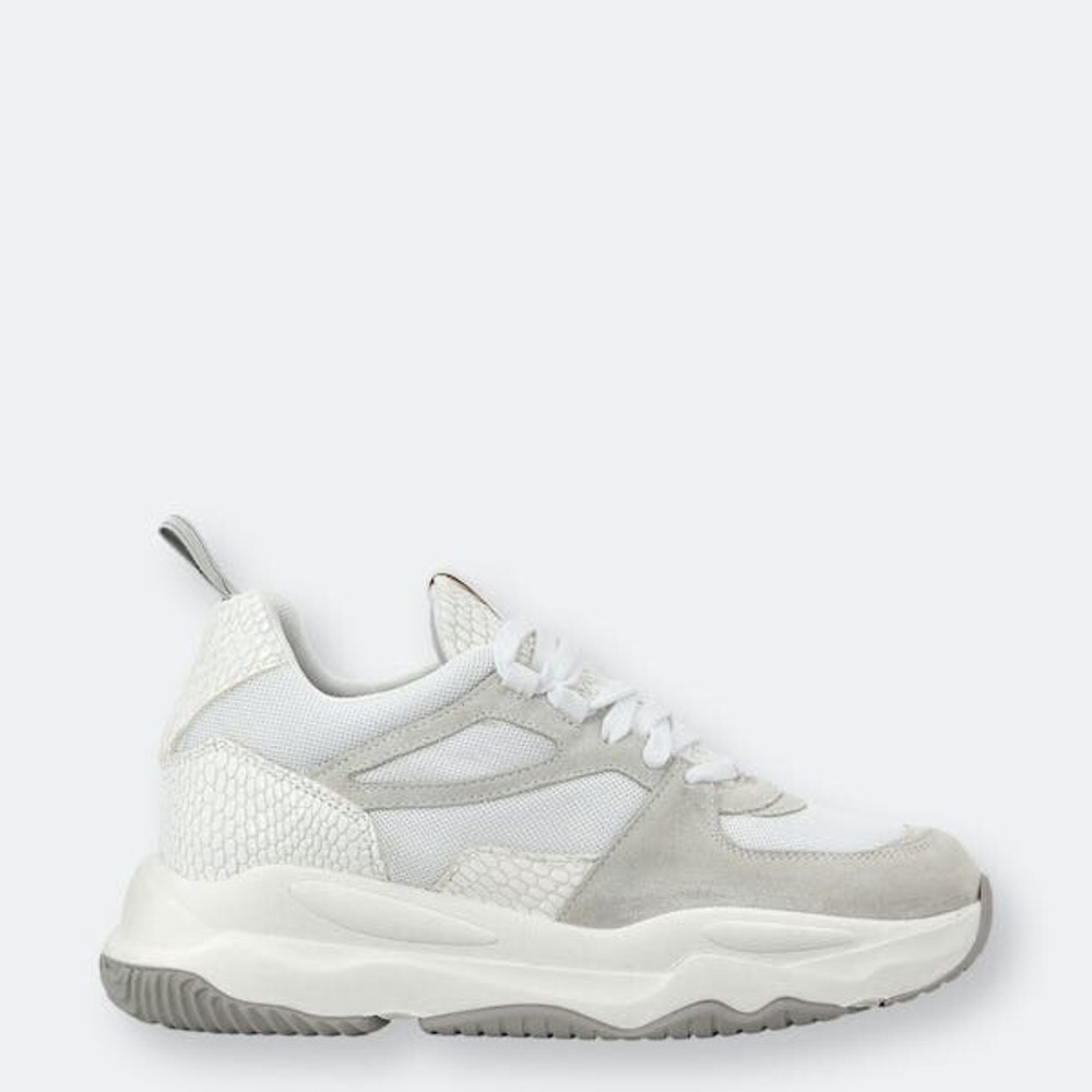 P448 Luke Bambi White Platform Sneakers Women’s Size 40 (US 9-9.5) NWOB